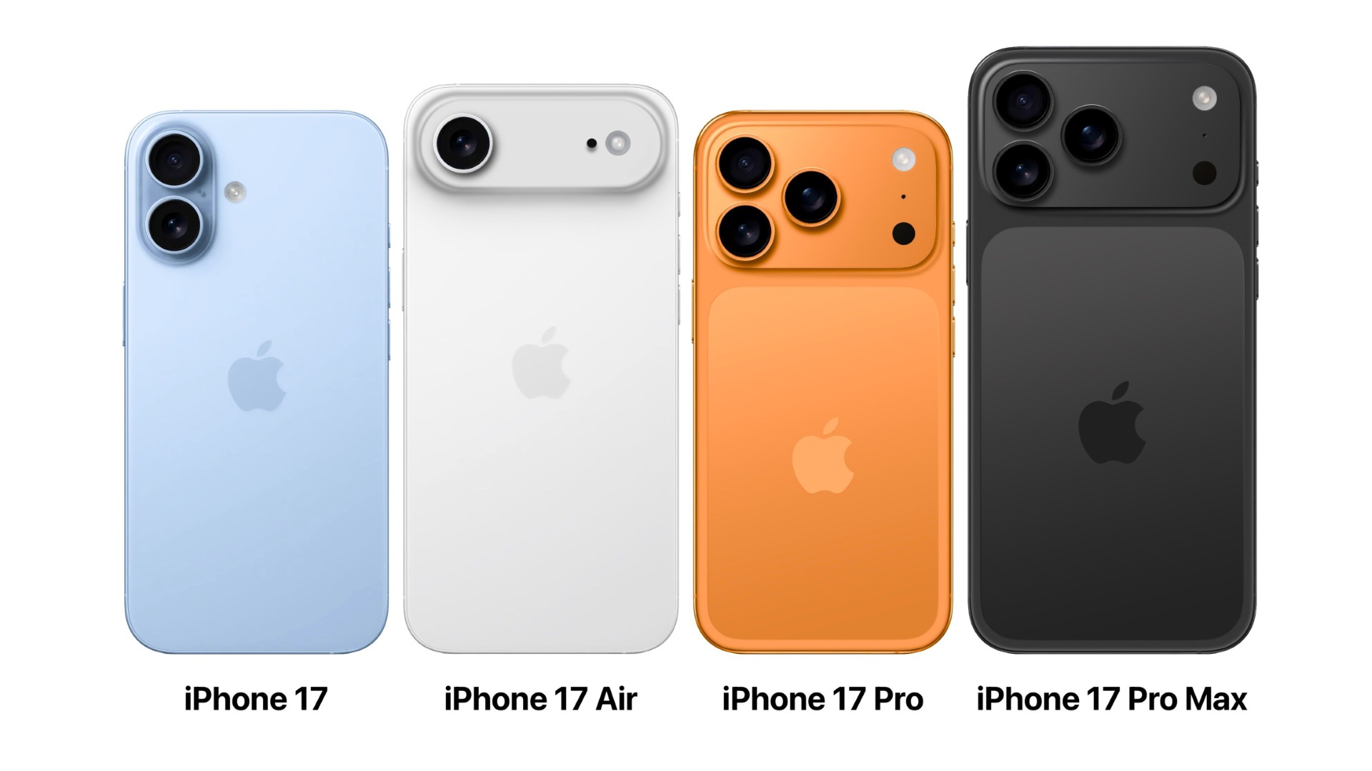 Así son los nuevos iPhone 17, Air, Pro y Pro Max – Pluma Digital